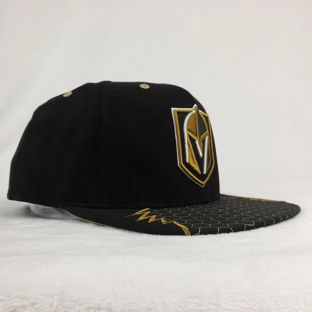 Las Vegas Golden Knights Mitchell & Ness NHL Snapback Hat Cap 3D Logo‎ New